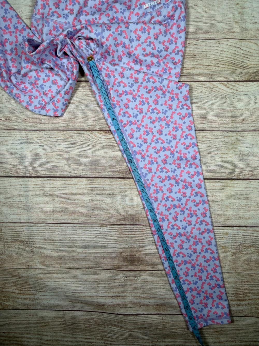 Floral Lavender High-Waist Leggings for Women - Picture 5 of 9